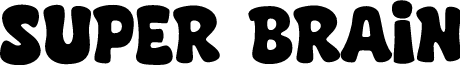 Super Brain font