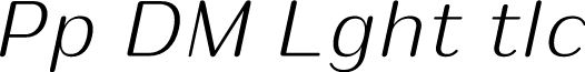 Puipui DEMO Light Italic