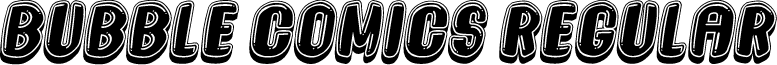 Bubble Comics Regular font
