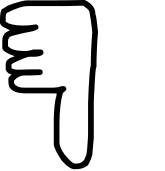 Thumbs Down Emoji (U+1F44E)