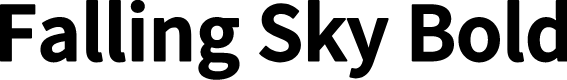 Preview image for Falling Sky Bold