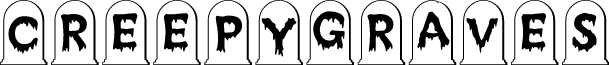 CreepyGraves font