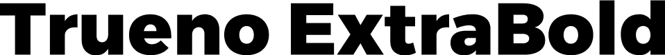Trueno ExtraBold