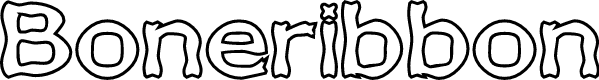 Boneribbon Outline