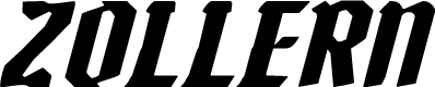 Zollern Extra-Expanded Italic