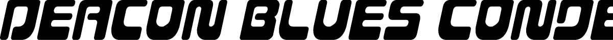 Deacon Blues Condensed Italic