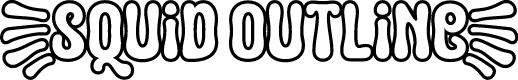 Squid Outline PERSONAL USE Regular
