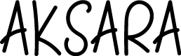 Aksara-DEMO FONT Display