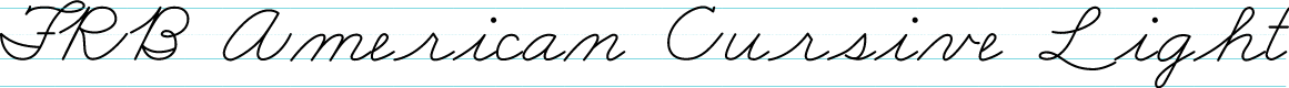 FRB American Cursive Light
