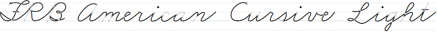FRB American Cursive Light