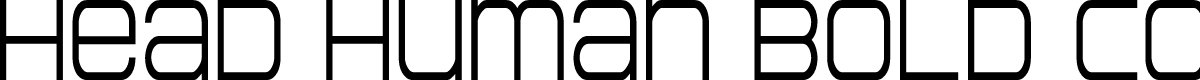 Head Human Bold Condensed