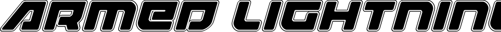 Armed Lightning Academy Italic