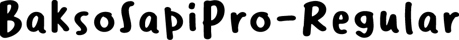 BaksoSapiPro-Regular