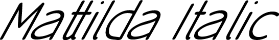 Mattilda Italic