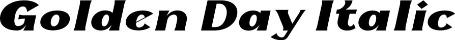 Golden Day Italic