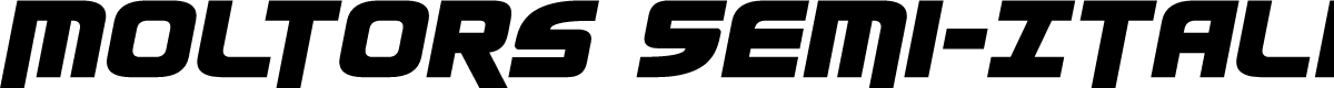 Moltors Semi-Italic
