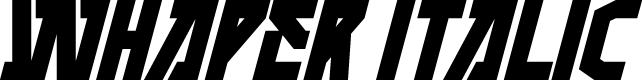 WHAPER Italic