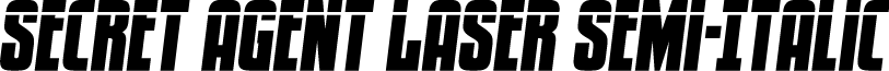 Secret Agent Laser Semi-Italic