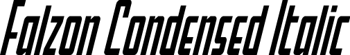 Falzon Condensed Italic