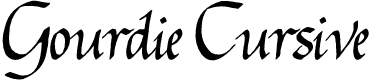 Gourdie Cursive