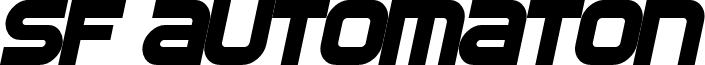 SF Automaton Bold Oblique
