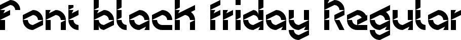 Font black friday Regular