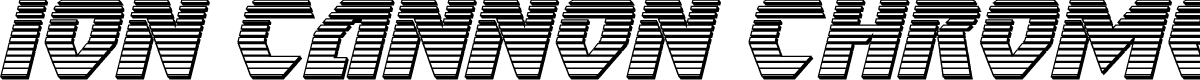 Ion Cannon Chrome Italic