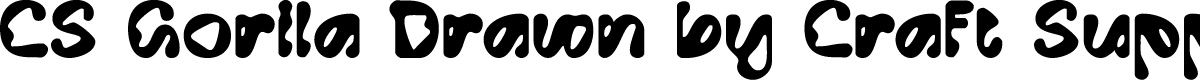 CSGorilaDrawn-Regular Demo