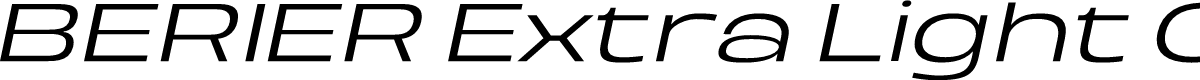 BERIER Extra Light Oblique