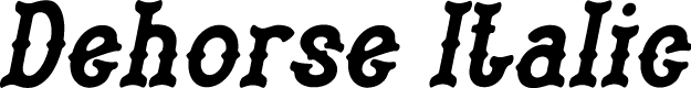 Dehorse Italic