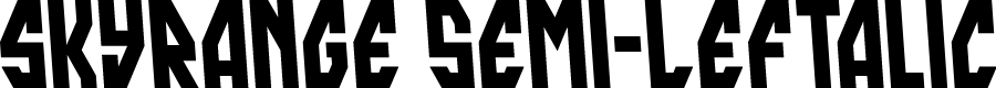 skyrange Semi-Leftalic
