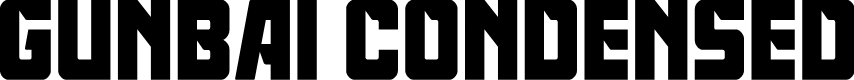 Gunbai Condensed