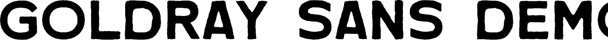 Goldray Sans Demo