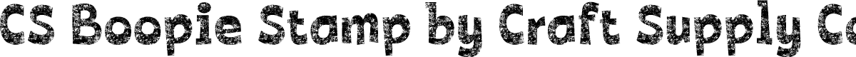 CSBoopieStamp-Regular Demo