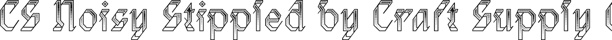 CS Noisy Stippled Regular Demo