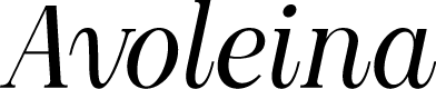 Avoleina Demo Italic