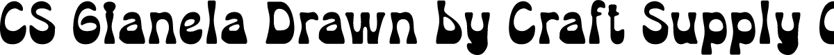 CSGianelaDrawn-Regular Demo