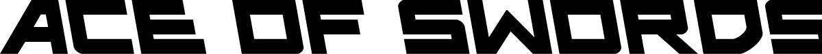 Ace of Swords Semi-Leftalic
