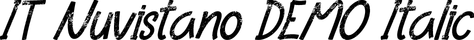 IT Nuvistano DEMO Italic