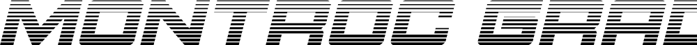 Montroc Gradient Italic