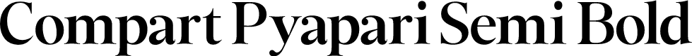 Compart Pyapari Semi Bold