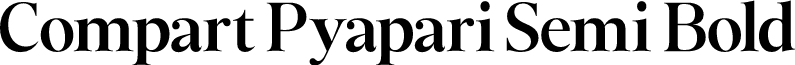 Compart Pyapari Semi Bold