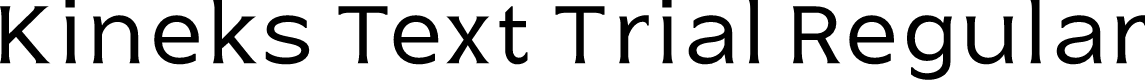 Kineks Text Trial Regular