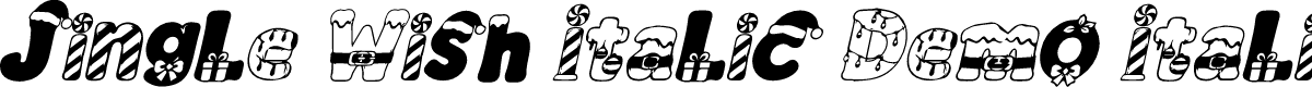Jingle Wish Italic Demo Italic