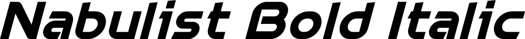 Nabulist Bold Italic