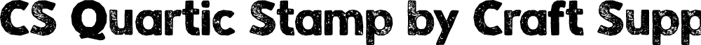 CS Quartic Stamp Regular Demo