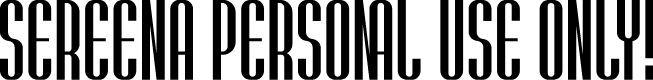 Sereena PERSONAL USE ONLY!