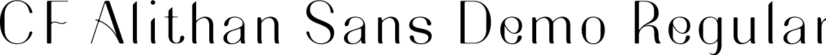 CF Alithan Sans Demo Regular