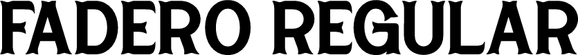 FADERO Regular