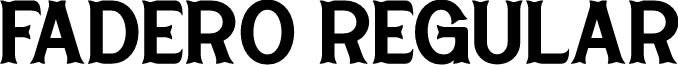 FADERO Regular